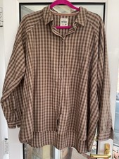FATFACE BRUSHED COTTON CHECK SHIRT UK 16. BNWOT