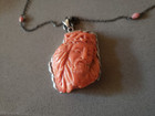 Vintage Jesus Coral pendant Made in Italy — photo 5