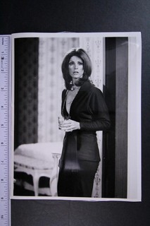 Two 1973 VINTAGE CBS MOVIE Press Photos CALL TO DANGER PETER GRAVES TINA LOUISE