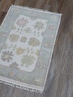 Bohemian Oushak Rug, Oushak Turkish Rug, Hand Made Contemporary Rug, 2x3 Ft — photo 10