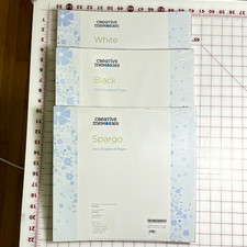 Creative Memories 12x12 True Refill Pages-Spargo, White, Black