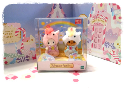 Sylvanian Families Baby Pair Set Unicorn Calico Critters EPOCH Japan New