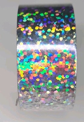 Holografisches Metallic Festlich Urlaub Winter Weihnachten SILBER Washi Tape