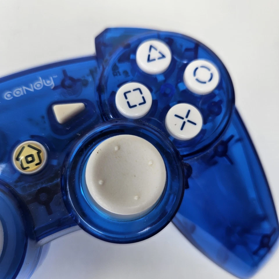🔥 PDP Rock Candy Wireless Controller For PS3 PlayStation 3 BLUE + Dongle 🔥 - Image 3 of 4