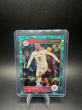 2024-25 Topps Merlin Chrome UEFA Leroy Sane Aqua Cracked Ice Refractor /75