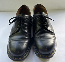 Vtg Doc Martens 1461 Black Smooth Leather Oxford Shoes UK 7, US M 8-8.5, W 9-9.5