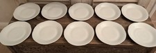 Teller weiß Durchmesser 17 cm Porzellan 10 Stück