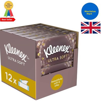 Seidig weiße Taschentücher - Kleenex Ultra Soft 3-lagig 768er Pack für sanfte Pflege