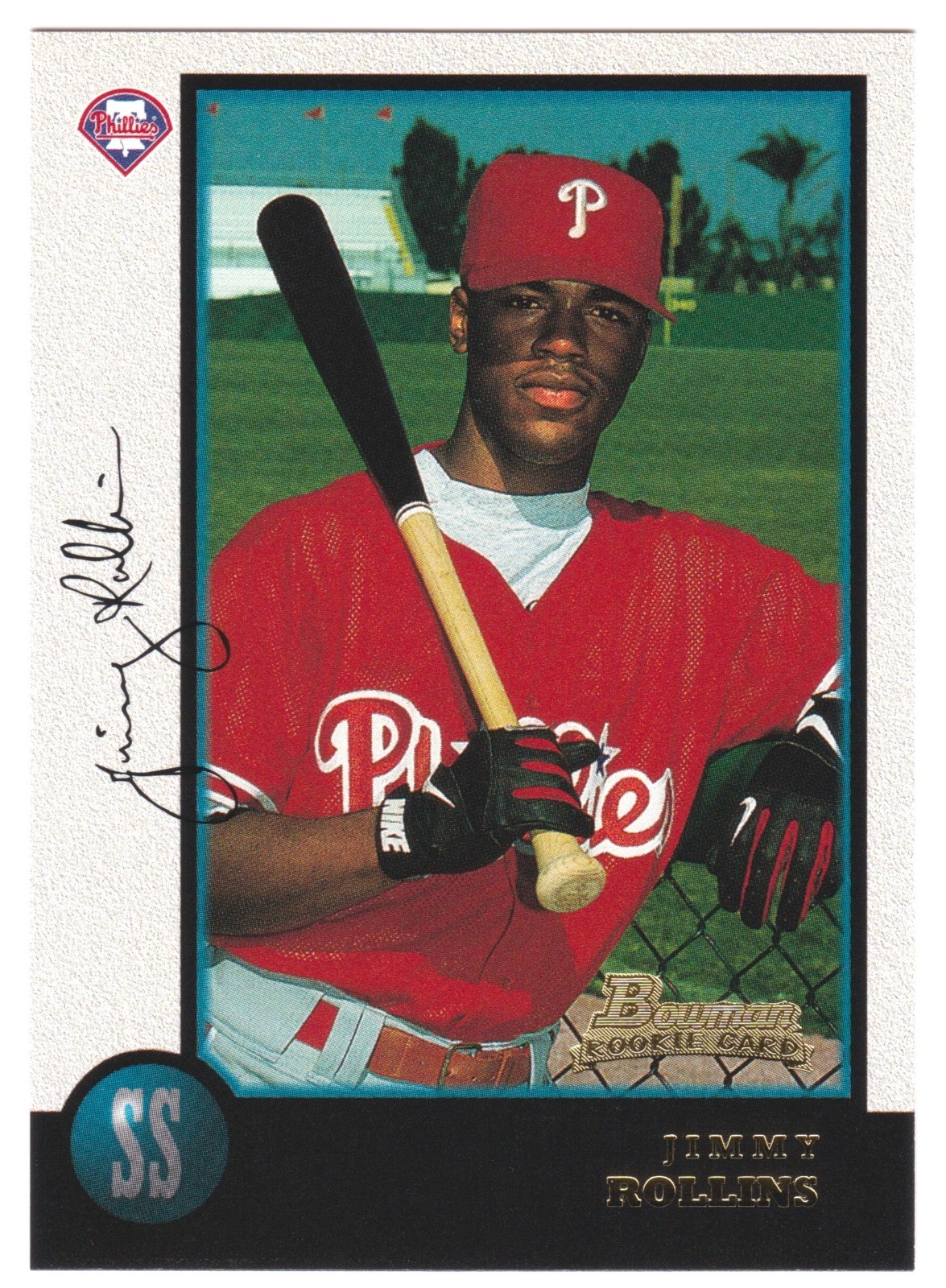 1998 Bowman Jimmy Rollins RC #181 Rookie Card Philadelphia Phillies