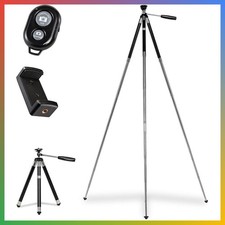 42 Inch Phone Camera Tripod Portable Lightweight Bluetooth Remote