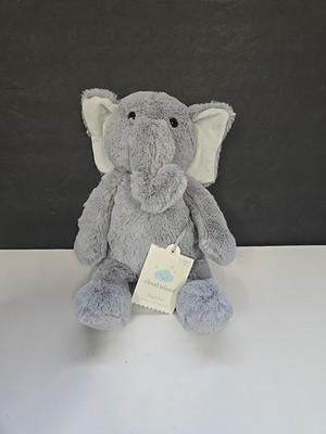 Cloud Island Elephant Plush Toy Gray Fuzzy Soft Target Baby Nursery