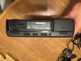 SEGA Saturn black video game system console w/ OEM controller, cables WORKS nice