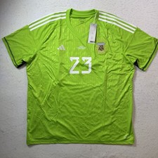 Adidas 2022 World Cup Argentina Dibu Emi Martinez Goalie Soccer Jersey Size 2XL
