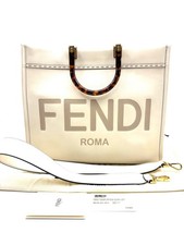 Fendi Pre-Owned Authentic Tote Off White Free Tracked Shipping