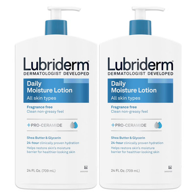 Lubriderm Daily Moisture Body Lotion, 24 fl. oz., 2 pk.
