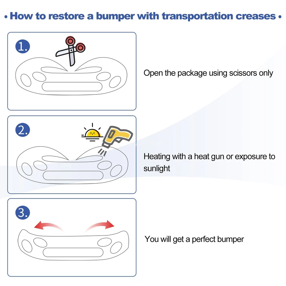 For 2016 2017 2018 Chevy Cruze Front Bumper Cover Grille &Radiator Deflector Set Foto 3 de 4