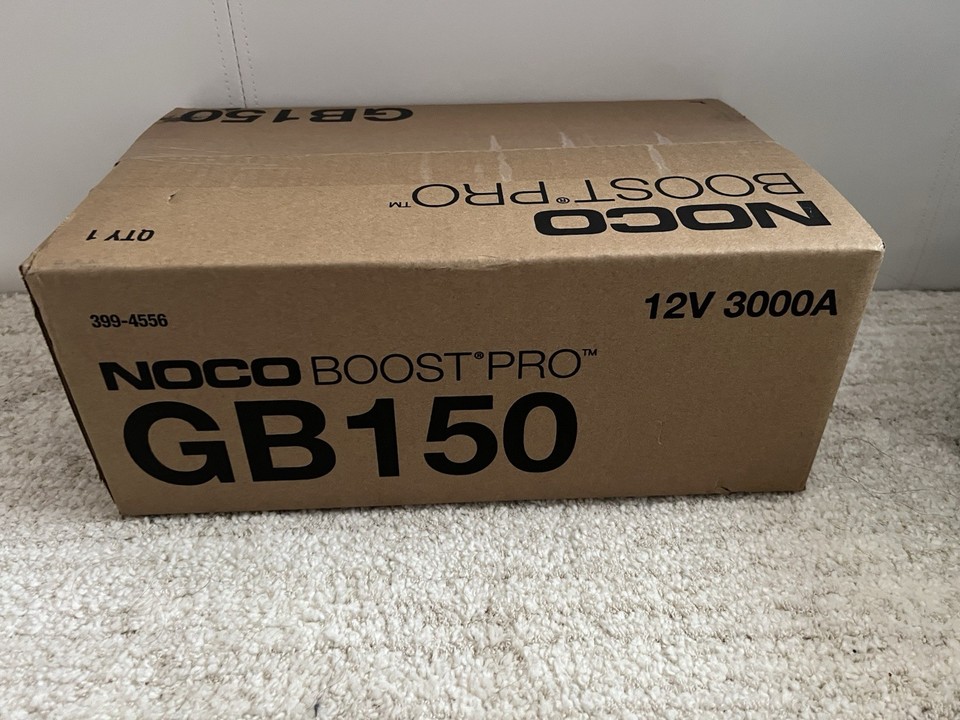 NOCO GB150 Boost GB150 3000A 12V Jump Starter UltraSafe Portable ...
