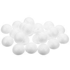 70 Pcs Foam Half Ball DIY Craft Supplies School Projects
