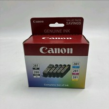Genuine Canon 280 281 Ink Cartridges Combo-For TR8620 TS9120-Setup-OEM-5PK
