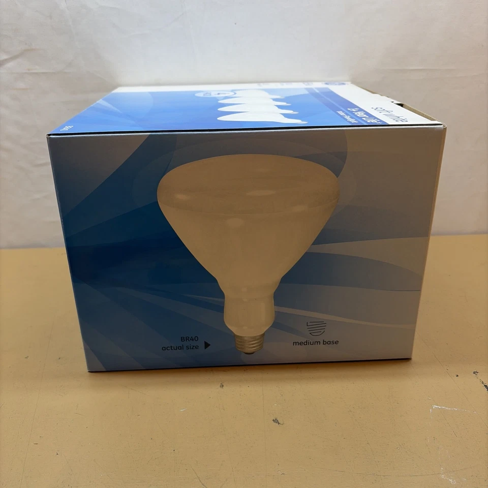 GE Basic LED 3Pck 65W Soft White Indoor Dimmable Flood Light BR40 Bulb 950 Lumen - Image 3 of 3