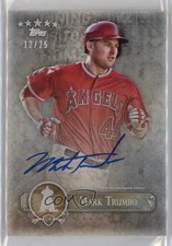 2013 Five Star Retired and Active Player Rainbow Foil 12/25 Mark Trumbo Auto k8v
