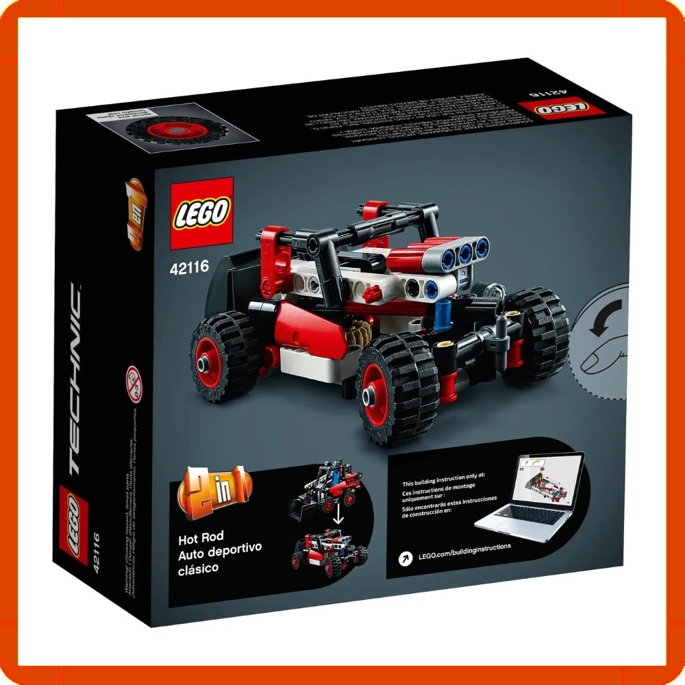 Lego Technic fuori produzione catalogo prodotto ritirato vintage Bulldozer 42116 - 3