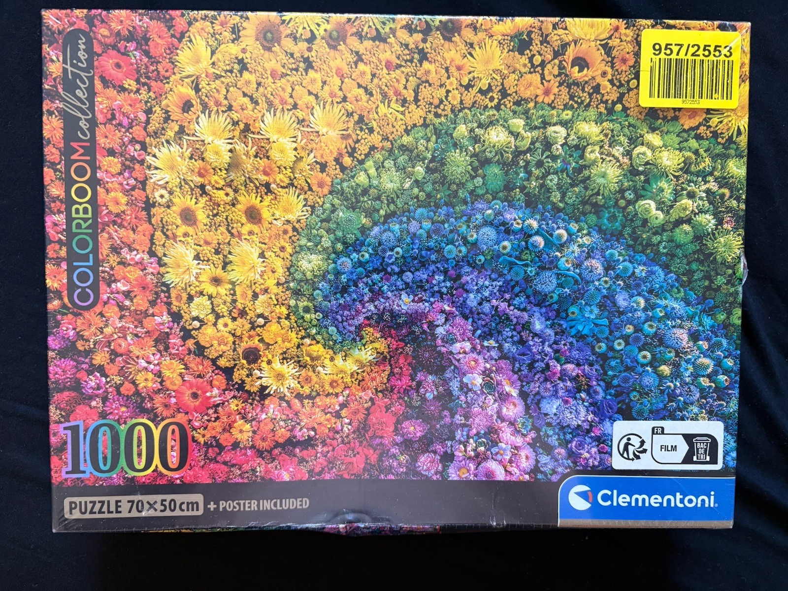 Clementoni 1000 Piece Jigsaw Puzzle Rainbow Colours 'Whirl' NEW & SEALED