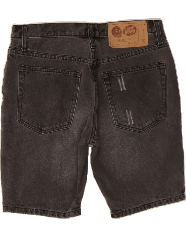 Pantalones Cortos Denim CHEAP MONDAY W29 Para Hombre Pequeños Gris Algodón CV54 Foto 2 de 3