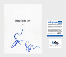 ADAM SANDLER EMILY WATSON +1 AUTOGRAPH SIGNED PUNCH DRUNK LOVE SCRIPT ACOA