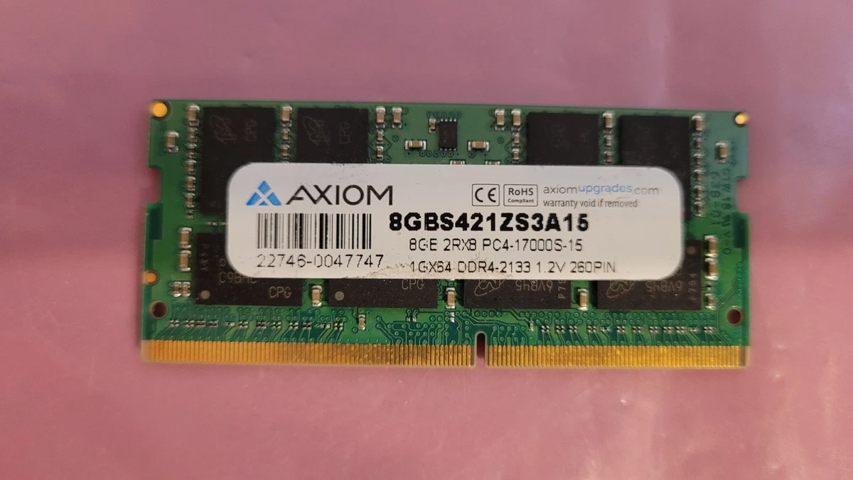 Axiom PC4-17000 (DDR4-2133) Bus Speed DDR4 SDRAM Memory (RAM) for