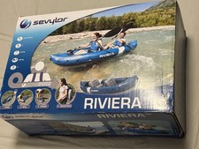 Canoa 2 posti gonfiabile come nuova ancora nell'imballo orginale, remi, pompa 