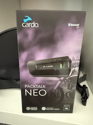 Cardo Packtalk Neo Motorrad Intercom Bluetooth Kommunikation