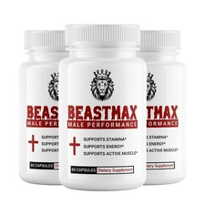 3 Pack Beast Max for Men Advanced Male Enhancement Health Support BeastMax