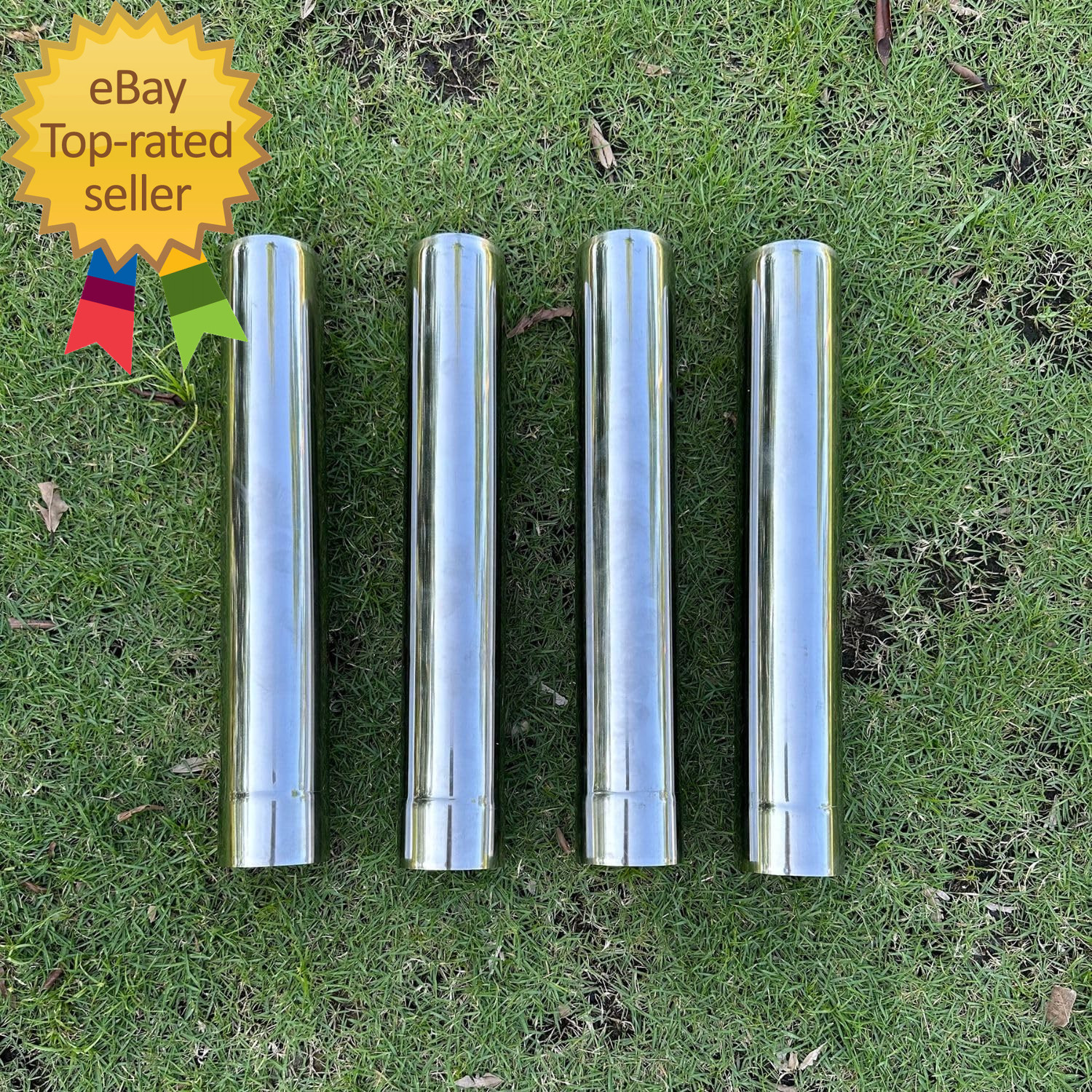 Thickness Stove Pipe Stainless Steel 4 Pcs Flue Chimney Extension Diameter