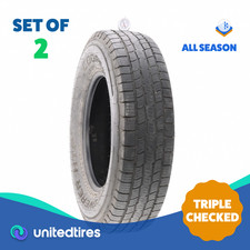 Set Of 2 Used Lt 23580r17 Cooper Discoverer Htp Ii 120117r - 632 Set Of 2 Used Lt 23580r17 Cooper Discoverer Htp Ii 120117r - 632