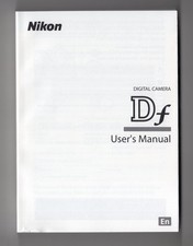 Nikon Df Digital Camera Genuine User's Manual / Instruction Guide In English