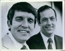 1982 Senate Debate Bill Bradley Jeff Bell 8X10 Historic Original Vintage Photo