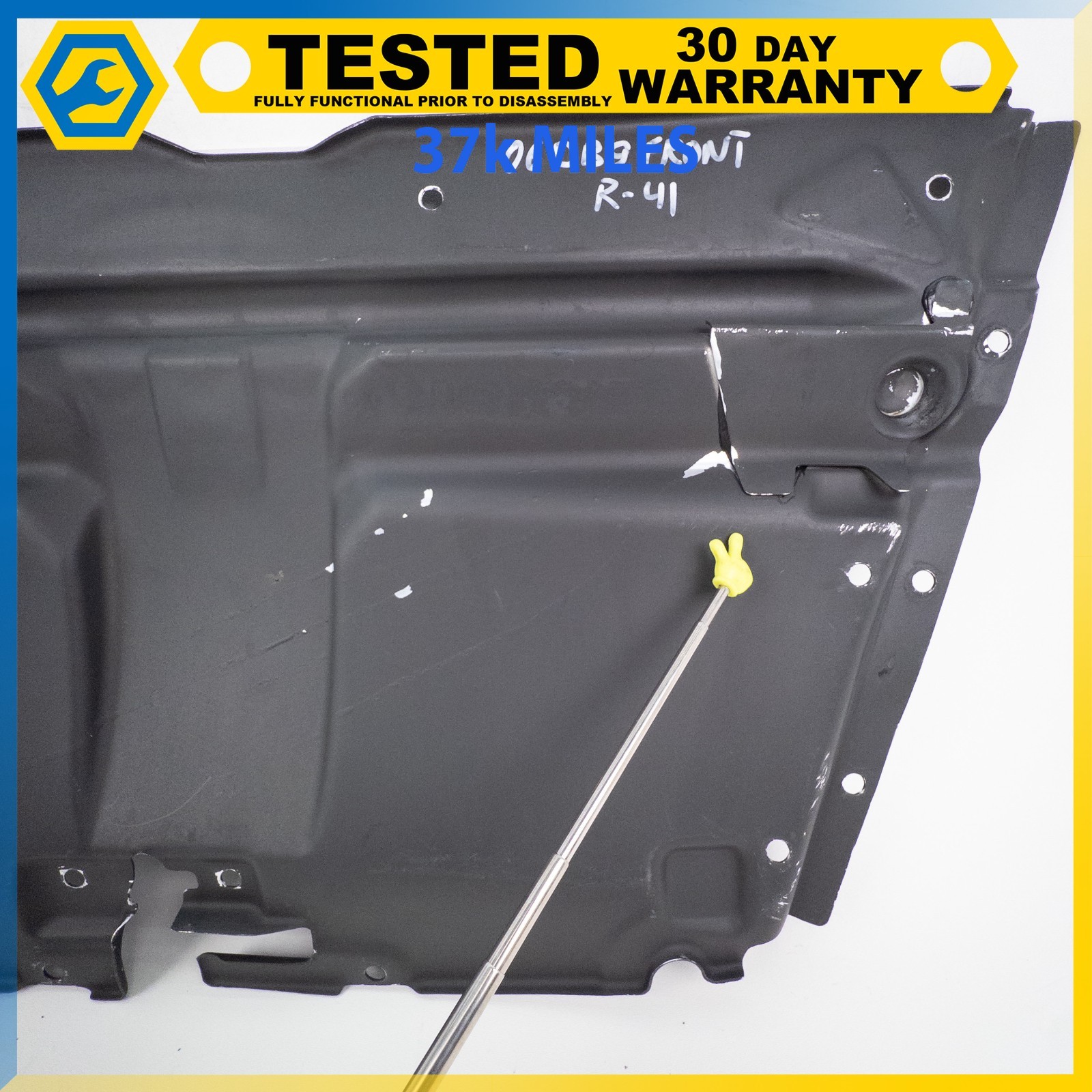 05-12 ASTON MARTIN DB9 RADIATOR COVER BAFFLE SIGHT SHIELD TRIM COVER PANEL OEM