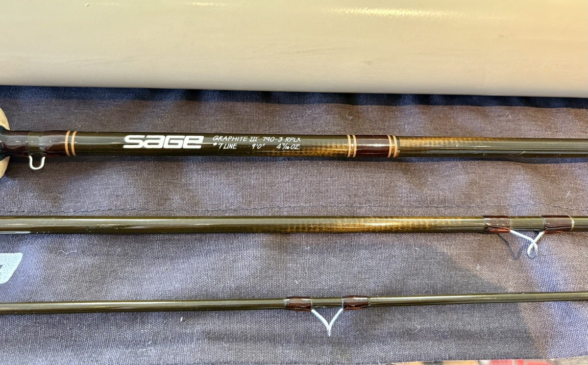 SAGE Graphite III Fly Rod 9'0 7wt - 790-3 RPLX - Used/Great