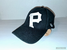 Pittsburgh Pirates Baseball Hat MLB Genuine Merch New Era Men's Sm/Med Black Hat