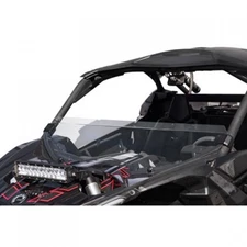 Tusk Removable Half Windshield Clear - Scratch Resistant 186-860-0001