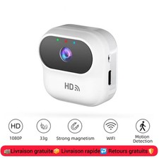 Caméra WiFi Ourlife A8 Mini 1080P, surveillance maison intelligente,...