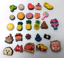 Lot Of 26 Croc Jibbitz Shoe Charms - Emoji Disney Trolls Transformers