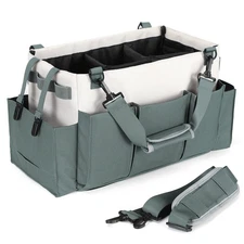 LANDNEOO Cleaning Caddy Organizer with Handle, Tote Bag, Under Sink Storage, ...