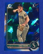 COLE YOUNG 2022 Bowman Draft Sapphire  Chrome 1st RC Prospect #BDC-112 Mariners