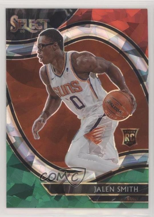 2020 Panini Select Courtside Red White Green Cracked Ice Prizm Jalen Smith 0c2