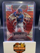 2023 Panini Chronicles Crusade Prizm Andy Pages #17 Red /199