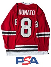 Ryan Donato Signed Autographed Chicago Blackhawks Custom Jersey PSA DNA COA