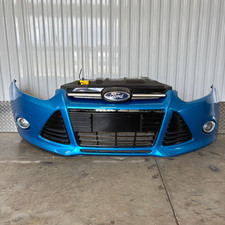 2012-2014 Ford Focus Sedan Front Bumper Cover Assembly Blue Fog Light Oem