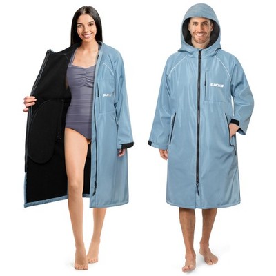SUN CUBE: The Ultimate Post-Swim Hug! Warm, Waterproof Robe for Water Fun.